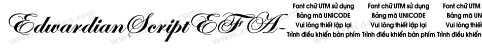 EdwardianScriptEF A字体转换